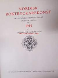 Nordisk boktryckare konst 1914 - sidottu vuosikerta