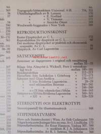 Nordisk boktryckare konst 1914 - sidottu vuosikerta