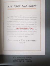 Nordisk boktryckare konst 1916 - sidottu vuosikerta