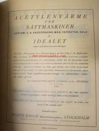 Nordisk boktryckare konst 1918 - sidottu vuosikerta