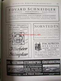 Nordisk boktryckare konst 1920 - sidottu vuosikerta