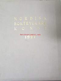 Nordisk boktryckare konst 1921 - sidottu vuosikerta (Kansi on 1921, sisus 1922, painossa tapahtunut vaihdos)