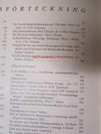 Nordisk boktryckare konst 1921 - sidottu vuosikerta (Kansi on 1921, sisus 1922, painossa tapahtunut vaihdos)