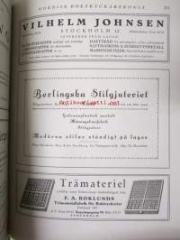 Nordisk boktryckare konst 1921 - sidottu vuosikerta (Kansi on 1921, sisus 1922, painossa tapahtunut vaihdos)