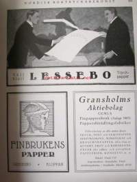 Nordisk boktryckare konst 1922 - sidottu vuosikerta (Kansi on 1922, sisus 1921, painossa tapahtunut vaihdos)