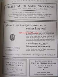 Nordisk boktryckare konst 1928 - sidottu vuosikerta