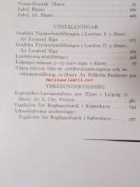 Nordisk boktryckare konst 1929 - sidottu vuosikerta