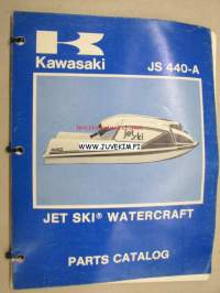 Kawasaki JS 440-A Jet Ski Watercraft parts catalog -vesijetti varaosaluettelo