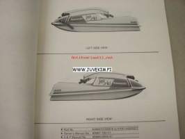 Kawasaki JS 440-A Jet Ski Watercraft parts catalog -vesijetti varaosaluettelo