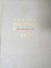 Nordisk boktryckare konst 1931 - sidottu vuosikerta