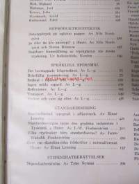 Nordisk boktryckare konst 1931 - sidottu vuosikerta