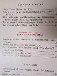 Nordisk boktryckare konst 1935 - sidottu vuosikerta