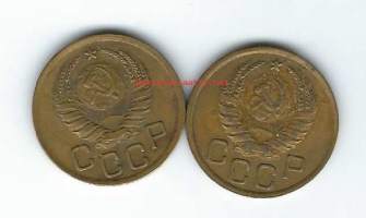 Venäjä / Neuvostoliitto  3 kop 1938 ja 1940  -  kolikko