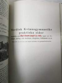 Nordisk kvinnogymnastik 1938 - sidottu vuosikerta