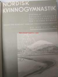 Nordisk kvinnogymnastik 1936 - sidottu vuosikerta