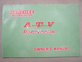 Herchee Motorscooter ATV Road Version owner´s manual -käyttöohjekirja