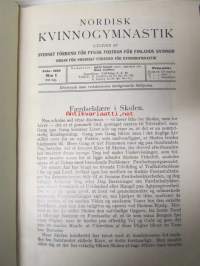 Nordisk kvinnogymnastik 1933 - sidottu vuosikerta