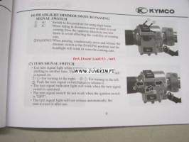 Kymco Venox 250 owner´s manual -käyttöohjekirja