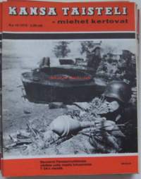 Kansa taisteli - miehet kertovat  1976 nr 10 - kansi Panssarinyrkkimies, SA Panssarintorjunta-aseet, Lapinsodan alku, Nurmoilan valtaus,  SA Pikakivääri,