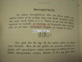Skrifkonstens historia och utveckling från äldsta till senaste tid -kirjoitustaidon historia
