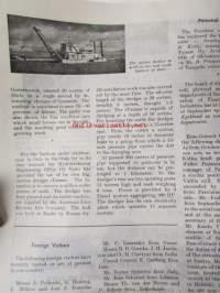 Finnish Paper and Timber 1951 -sidottu vuosikerta &quot;Lentoposti versio&quot; painettu ohuelle paperille
