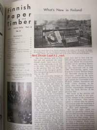 Finnish Paper and Timber 1951 -sidottu vuosikerta
