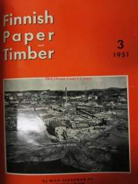 Finnish Paper and Timber 1951 -sidottu vuosikerta