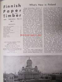 Finnish Paper and Timber 1951 -sidottu vuosikerta