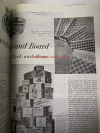 Finnish Paper and Timber 1953 -sidottu vuosikerta - sis. &quot;Lentoposti versio&quot; painettu ohuelle paperille