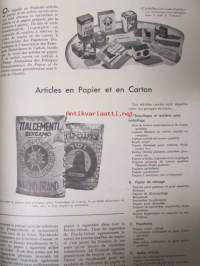 Finnish Paper and Timber 1953 -sidottu vuosikerta - sis. &quot;Lentoposti versio&quot; painettu ohuelle paperille