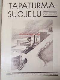 Tapaturmasuojelu 1931-32 -sidottu vuosikerta