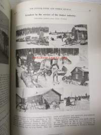 Finnish Paper and Timber Journal 1935 kuukausi raportit -sidottu vuosikerta