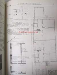 Finnish Paper and Timber Journal 1949 kuukausi raportit -sidottu vuosikerta