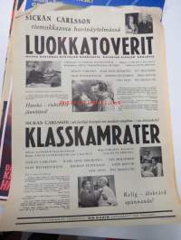 Luokkatoverit - Klasskamrater, pääosissa Sickan Carlsson, Olof Winnerstrand, Karl-Arne Holmsten, Hjördis Petteersson, Stig Olin, Jan Molander, John Botvid, Pia