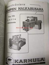 Suomen Paperi- ja Puutavaralehti / Pappers- och trävarutidskrift för Finland / The finnish paper and timber journal 1945, paperiteollisuuden ja puutavara-alan