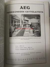 Suomen Paperi- ja Puutavaralehti / Pappers- och trävarutidskrift för Finland / The finnish paper and timber journal 1944, paperiteollisuuden ja puutavara-alan