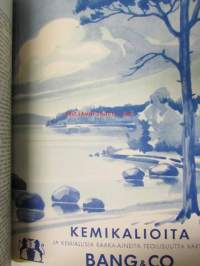 Suomen Paperi- ja Puutavaralehti / Pappers- och trävarutidskrift för Finland / The finnish paper and timber journal 1943, paperiteollisuuden ja puutavara-alan