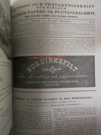 Suomen Paperi- ja Puutavaralehti / Pappers- och trävarutidskrift för Finland / The finnish paper and timber journal 1948, paperiteollisuuden ja puutavara-alan