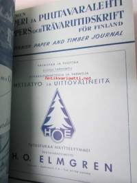 Suomen Paperi- ja Puutavaralehti / Pappers- och trävarutidskrift för Finland / The finnish paper and timber journal 1948, paperiteollisuuden ja puutavara-alan