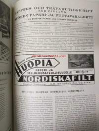 Suomen Paperi- ja Puutavaralehti / Pappers- och trävarutidskrift för Finland / The finnish paper and timber journal 1946, paperiteollisuuden ja puutavara-alan