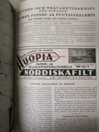 Suomen Paperi- ja Puutavaralehti / Pappers- och trävarutidskrift för Finland / The finnish paper and timber journal 1946, paperiteollisuuden ja puutavara-alan