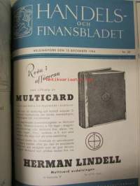 Handels- och Finansbladet / Kauppa- ja rahoituslehti 1944 -sidottu vuosikerta -annual volume