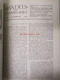 Handels- och Finansbladet / Kauppa- ja rahoituslehti 1944 -sidottu vuosikerta -annual volume