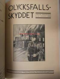 Olycksfallsskyddet 1931 / Tapaturmasuojelu -sidottu vuosikerta -annual volume