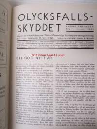 Olycksfallsskyddet 1931 / Tapaturmasuojelu -sidottu vuosikerta -annual volume