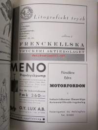 Olycksfallsskyddet 1937-38 / Tapaturmasuojelu -sidottu vuosikerta -annual volume