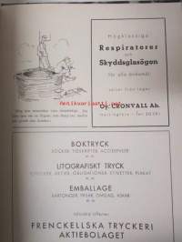 Olycksfallsskyddet 1939-40 / Tapaturmasuojelu -sidottu vuosikerta -annual volume