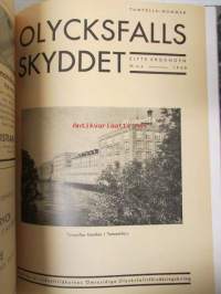 Olycksfallsskyddet 1939-40 / Tapaturmasuojelu -sidottu vuosikerta -annual volume