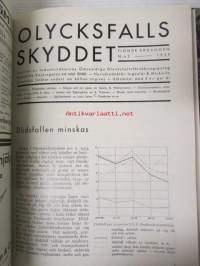 Olycksfallsskyddet 1939-40 / Tapaturmasuojelu -sidottu vuosikerta -annual volume