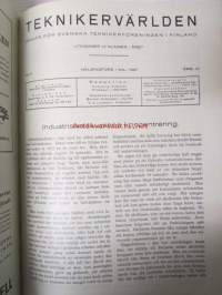 Teknikervärlden 1937 -sidottu vuosikerta